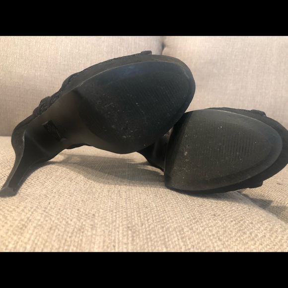Black Nine West heels size 6 - Picture 4 of 4